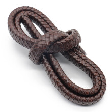 (White, L?25cm???) 0.5/1meter Vintage Brown Real Leather Cords 8mm 10mm 12mm Flat Leather Cord for Bracelet Jewelry Making Findings