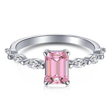 100% 925 Sterling Silver Lab Sapphire High Carbon Diamonds Gemstone Wedding Band Ring For Women Fine Jewelry