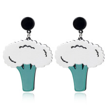 Acrylic Big Drop Earrings Astronaut Food Tassel Jellyfish Octopus Pearl Earrings For Women Jewelry Party