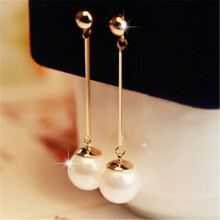 Long Pearl Earrings for Women Hanging Earrings Simulated Pearl Drop Earrings boucle d'oreille