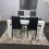 Dining Table and 4 Leather Chairs Kitchen Dining Room Set 15