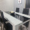 Dining Table and 4 Leather Chairs Kitchen Dining Room Set 7