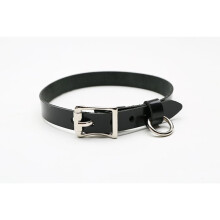 Punk Gothic Rock O Round Metal Buckle Rivets Leather Charm Choker Collar Necklace
