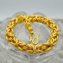 9 Millimetre Thick Dragon Cloth Bracelet Men's Brass Plated Real Net Red Bracelet Thai Jewelry