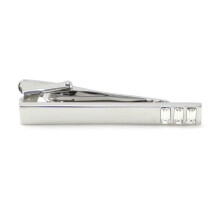 Crystal Tie Clip Classic Crystal Stone Tie Bar Dress Tie Clip Father's Gift Birthday Tie Clip