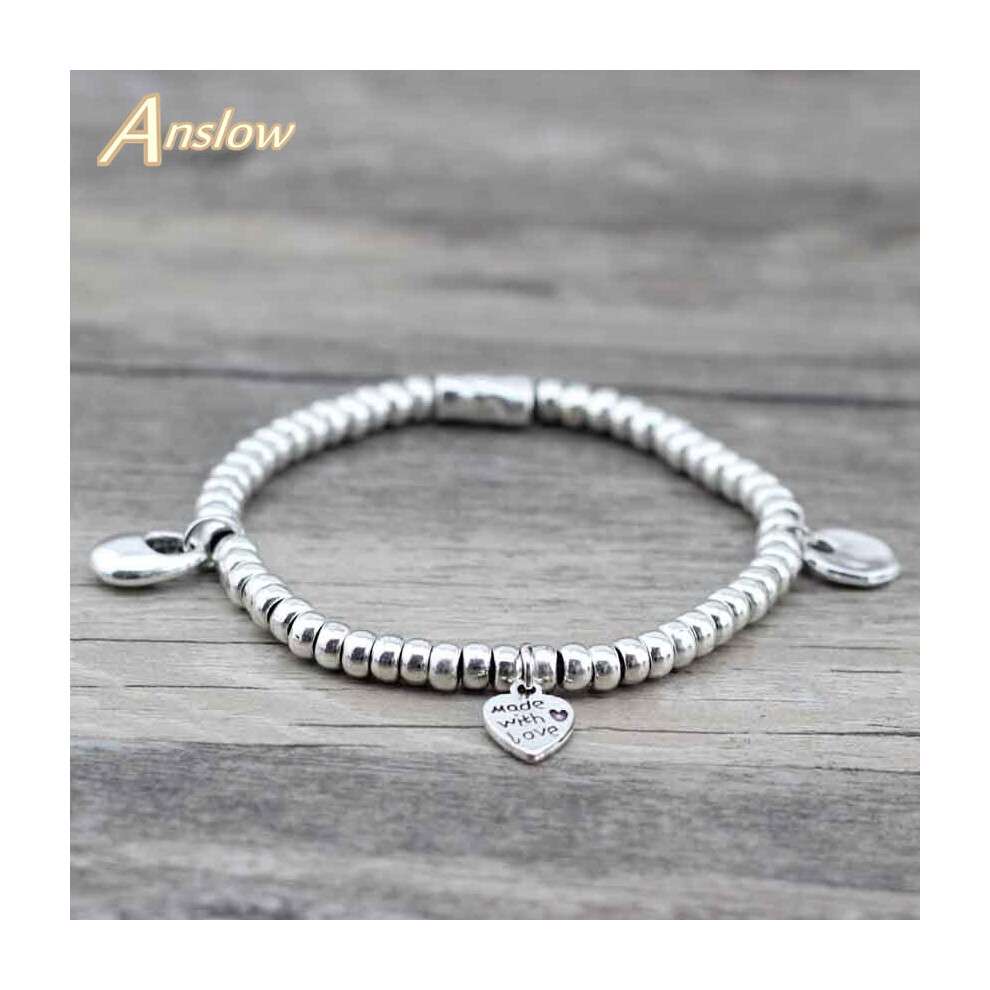 Anslow Vintage Office Beads Heart Health Zinc Alloy Beads Diy Adjustable Strand Bracelets For Women Kids Gift LOW0421LB-image-OPC-PBRP6S5-NEW