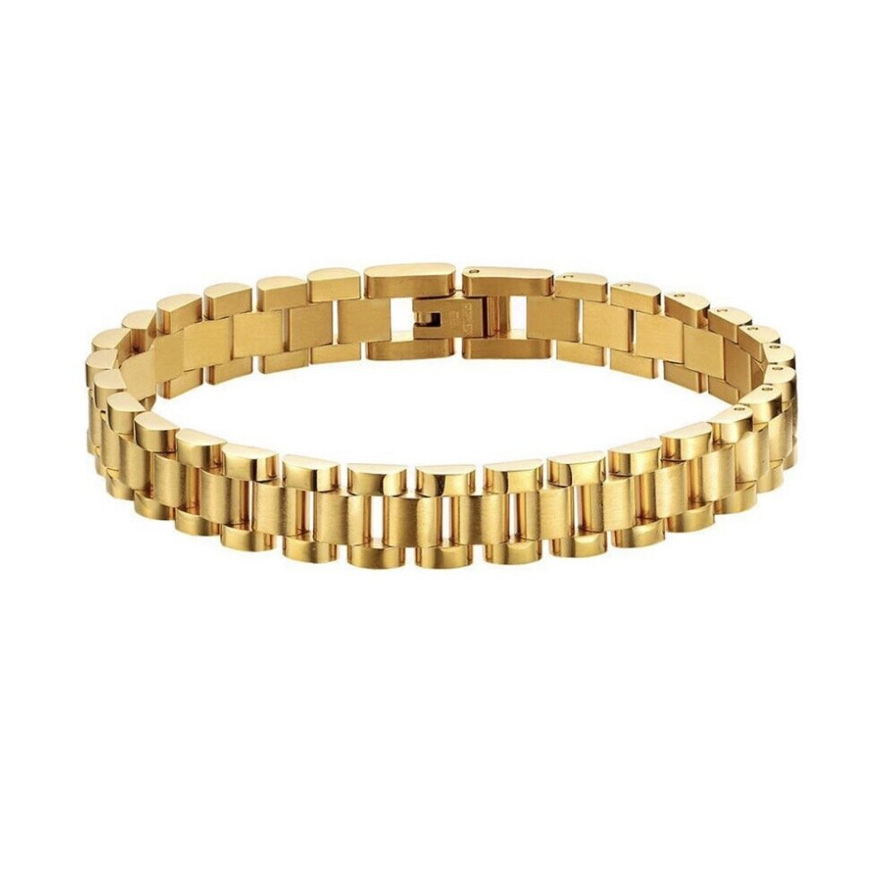 High End Finish Link Chain Bracelet Adjustable Stainless Steel Bracelet Rectangle Bracelet-image-OPC-PBRP86F-NEW