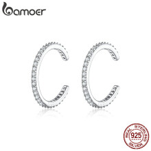 925 Sterling Silver Ear Cuff For Women Without Piercing Earrings Jewelry Earcuff Real Silver Jewelry SCE842