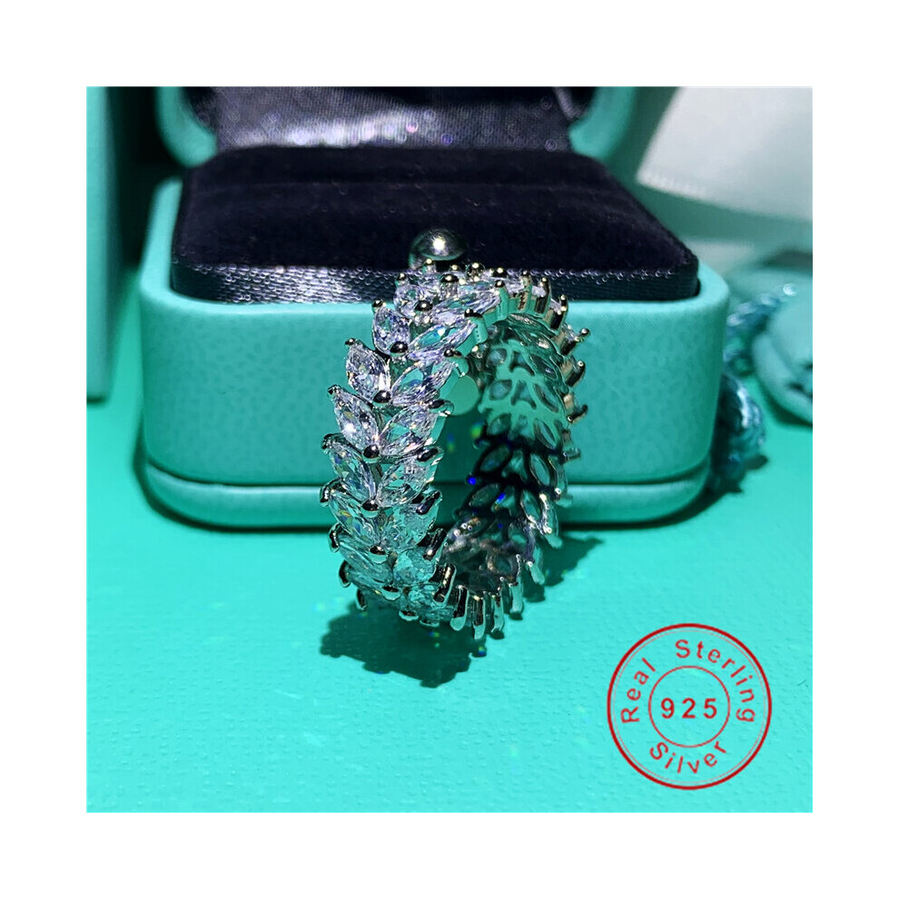 Promise ring Real 925 Sterling silver AAAAA Cz Stone Statement Party Wedding Band Rings for women Engagement Jewelry-image-OPC-PBRP7PV-NEW