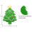 Chenkai 5PCS Silicone Christmas Tree Teether Baby Teether For DIY Baby Nursing Chewing Teether Chain Pendant Necklace Toy 6