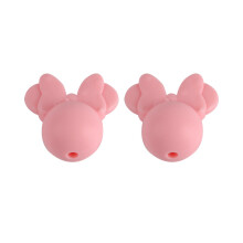 Kovict 10pcs Baby Teething Beads Food Cartoon Mouse Shape Beads For Necklaces BPA Baby Teether Toy Nursing