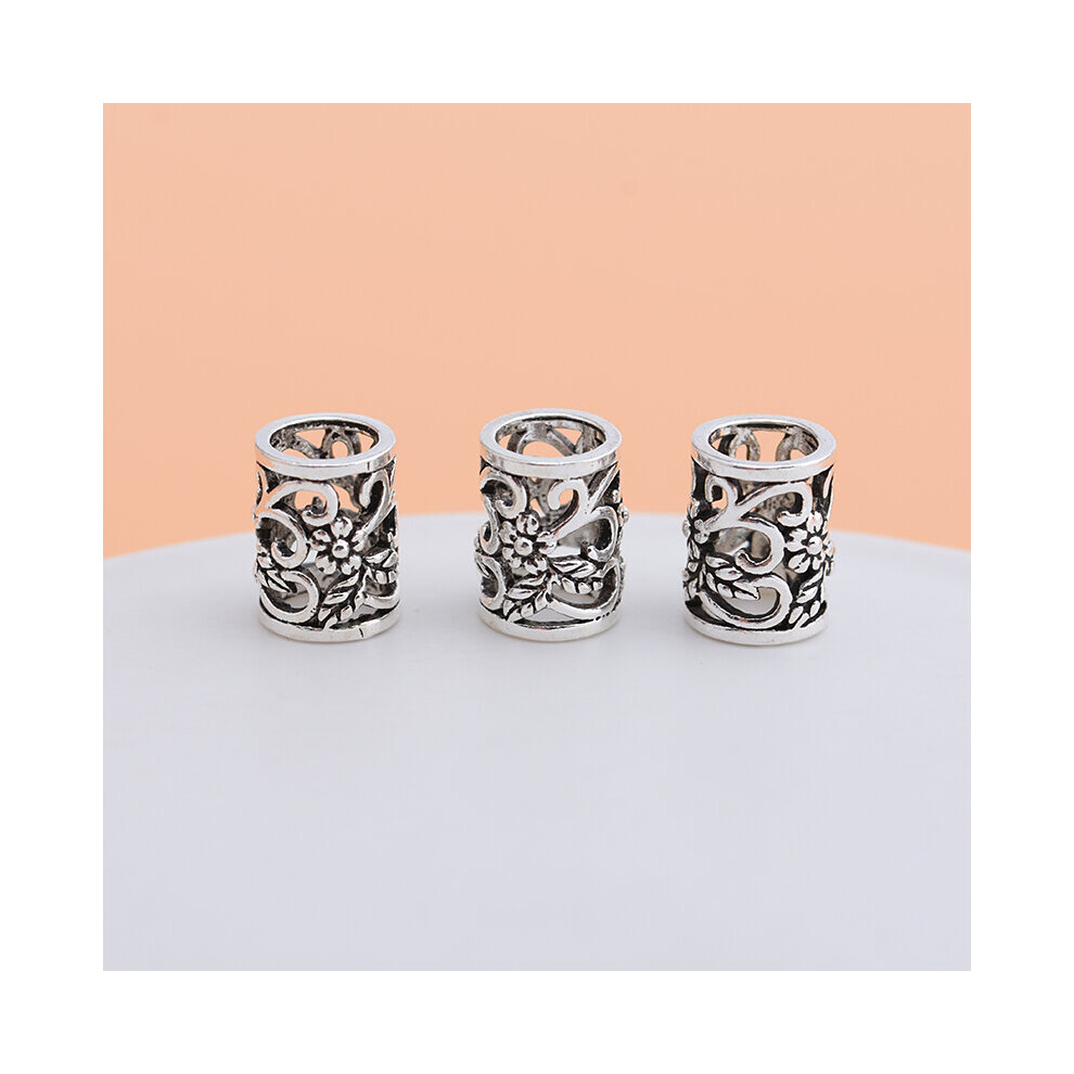 925 sterling silver Thai silver cross straight tube septum retro hollow accessories diy material jewelry accessories-image-OPC-PBRPFQM-NEW