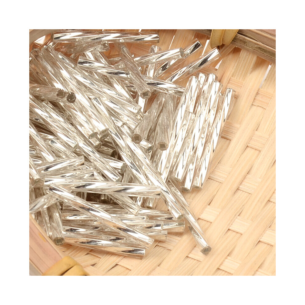 4x25mm Czech Long Tube Beads Cylindrical Tube Loose Spacer Beads For Jewelry Making DIY Bracelet Necklace Sewing Accessories-image-OPC-PBRPMCB-NEW