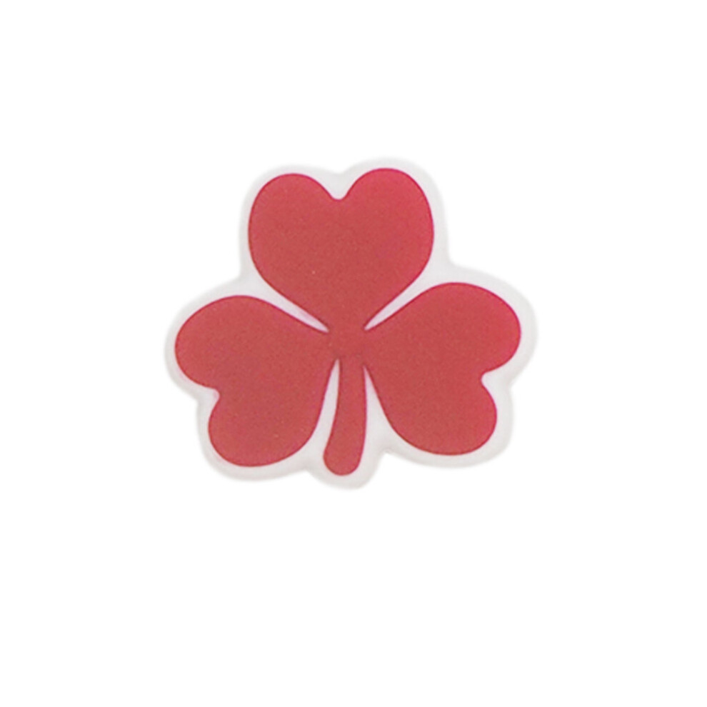 Chenkai 10Pcs Shamrock Silicone Beads Cartoon Beads Bpa Infant Chewable Dummy Necklace Pacifier Toy Gift Accessories Multicoloured