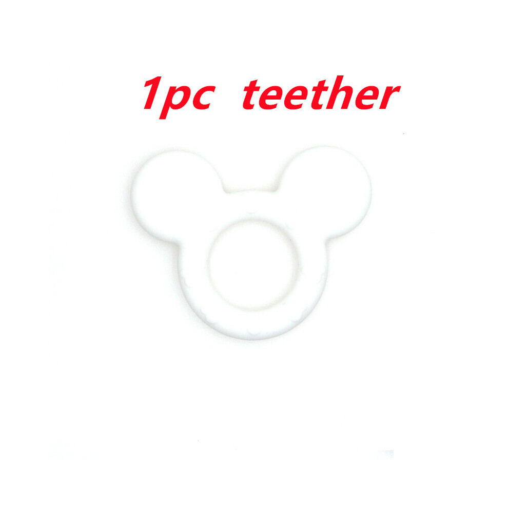 Food Silicone Bead/Teether/Clip Baby Molar Chew Toys Diy Pacifier Chain Baby Accessories Multicoloured