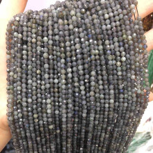 Natural Stone Faceted Amethys Garnet Small Beads Loose spacer beads for Jewelry Making DIY Necklace Bracelet Accessories