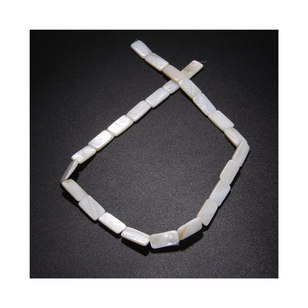 Cross Polished Shell Beads Charm For Necklace Earrings Freshwater Mother Of Pearls Strand Beads DIY Making Jewel-image-OPC-PBRQHBB-NEW