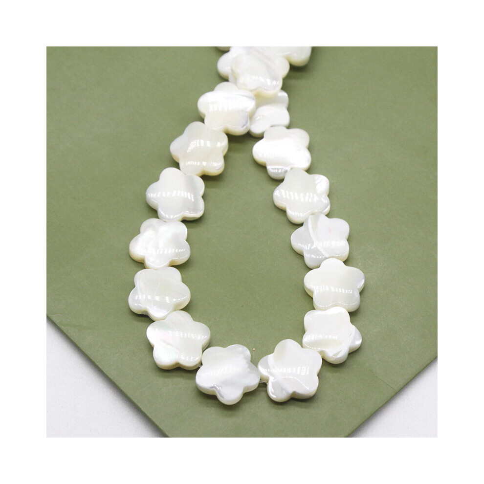 Natural Shell Mother-of-pearl Flower Shape Beads for DIY Women's Boutique Bracelets Necklaces Earrings Jewelry-image-OPC-PBRQJ2Z-NEW