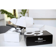 (White-L?25cm???) Professional matte cardboard postal mailer boxes