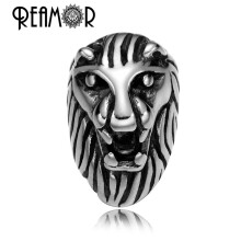Ganesha Buddhism 6/8mm 316l Stainless Steel Big Hole Animal Beads Fit Men Leather Bracelet DIY Jewelry Making