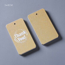 50pcs Product Rectangle Thank you Hangtag Gift Decoration Natural Burlap Jute Twine String Rope Wedding Party