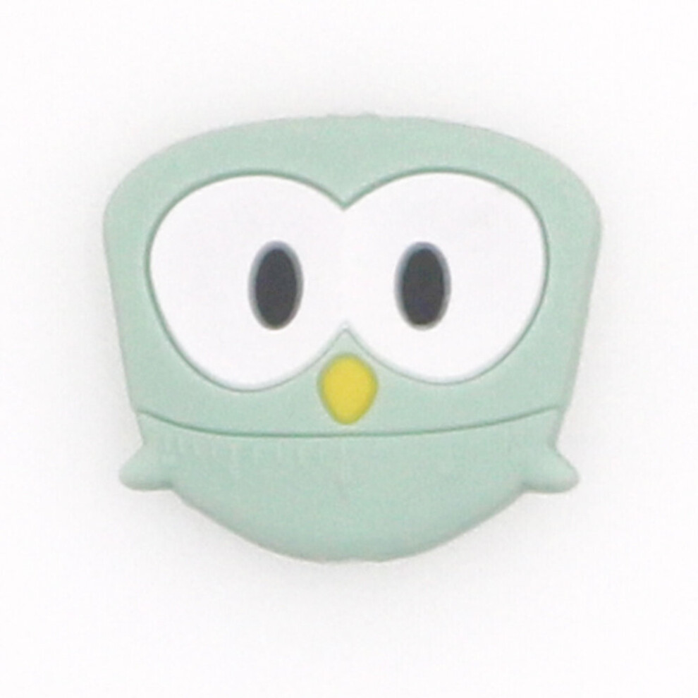 Kovict 10Pcs Owl Silicone Beads Baby Silicone Teethers Food Pacifier Pendant Baby Products Silicone Rodents Bpa Multicoloured
