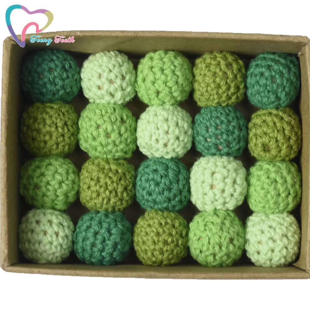 30 PCS 16 MM Crochet Round Wooden Beads Mix Knitting Ball Can Chew DIY Nursing Jewelry Organic Teething Bracelet Beads-image-OPC-PBRQNH5-NEW