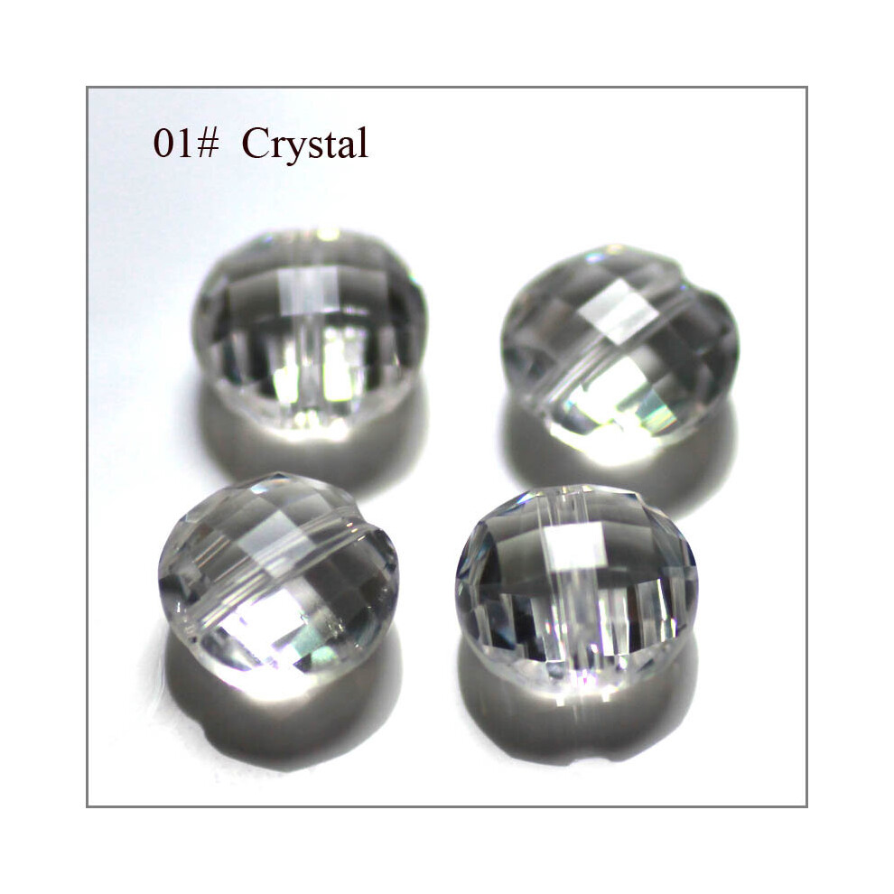50pcs 8MM Round Transparent Crystal Faceted Bead For Bracelet Jewelry Making Bulk DIY Needlework Accessories Loose Glass Beads-image-OPC-PBRQSHJ-NEW