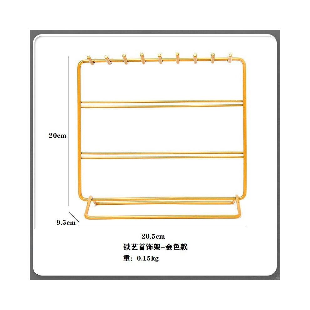 Jewelry Stand, Metal Earrings Organizer, Necklaces Holder& Bracelets Display, Jewelry Organizer-image-OPC-PBRQT25-NEW