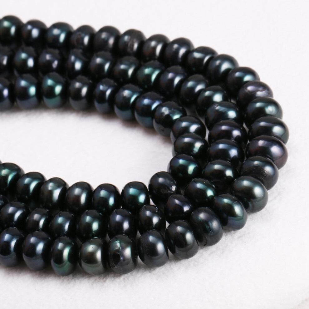 Natural Freshwater Pearls Beads Punch Loose Beads 7-8 mm for Jewelry Making DIY Women Necklace Bracelet-image-OPC-PBRQVDG-NEW