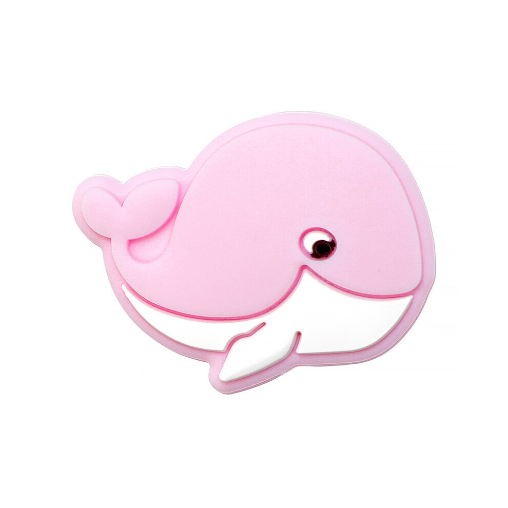 Chenkai 10PCS Baby Silicone Whale Beads Teether Cartoon Fidget Toys Nursing Babies accessories newborn health Pacifier