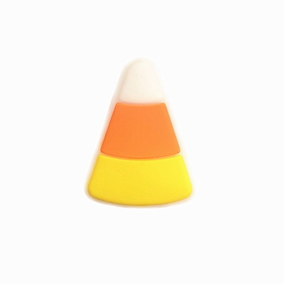 Chenkai 10pcs Candy Corn Beads Baby Silicone Teething Beads BPA Infant Chewable Dummy Necklace Pacifier Toy Accessories
