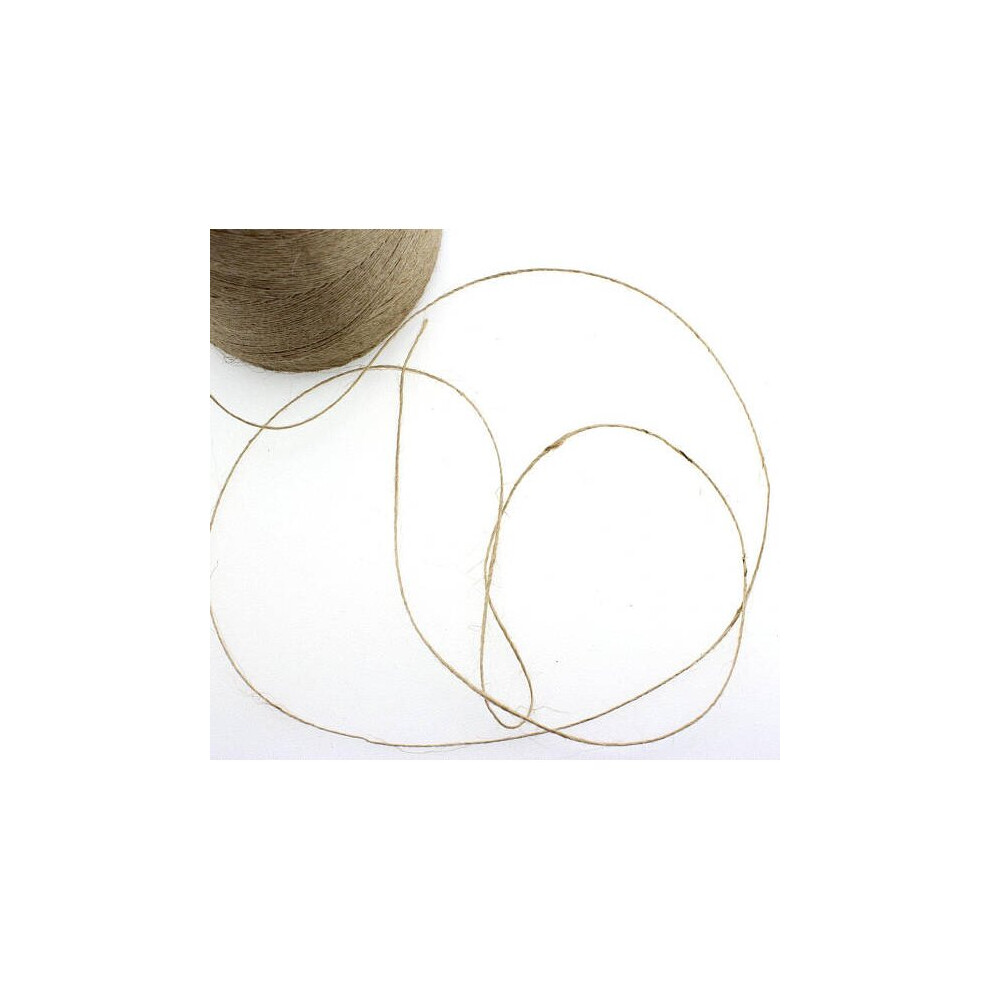 (Brown Auburn-2M) 100 Metres Natural Jute Cord, Beige Jute Thread, Scrapbook Twine, Rustic Diy, Burlap String, Wedding Twisted Decor 1Mm-4Mm 885486278453