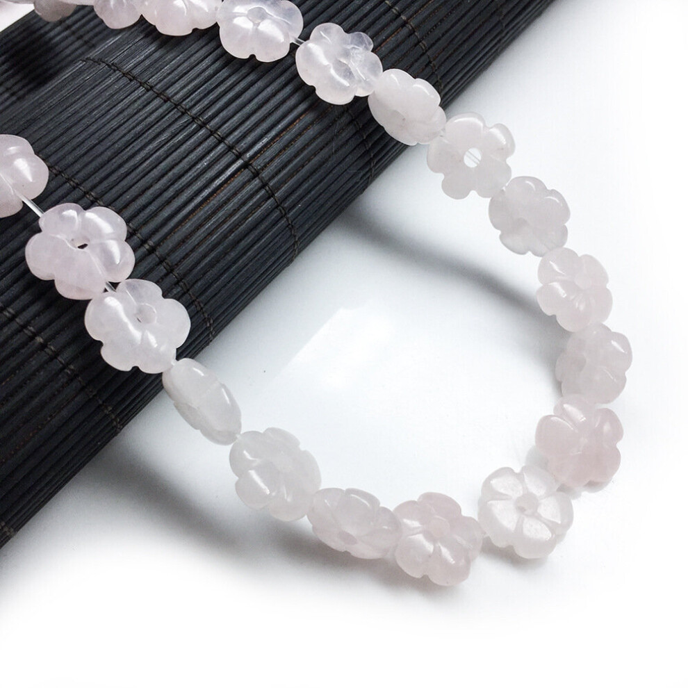 6*14mm Natural Semi-precious Stone Flower Shape High Plum DIY Beads for Jewelry Necklace Bulk Women Jewelry-image-OPC-PBRQWGN-NEW