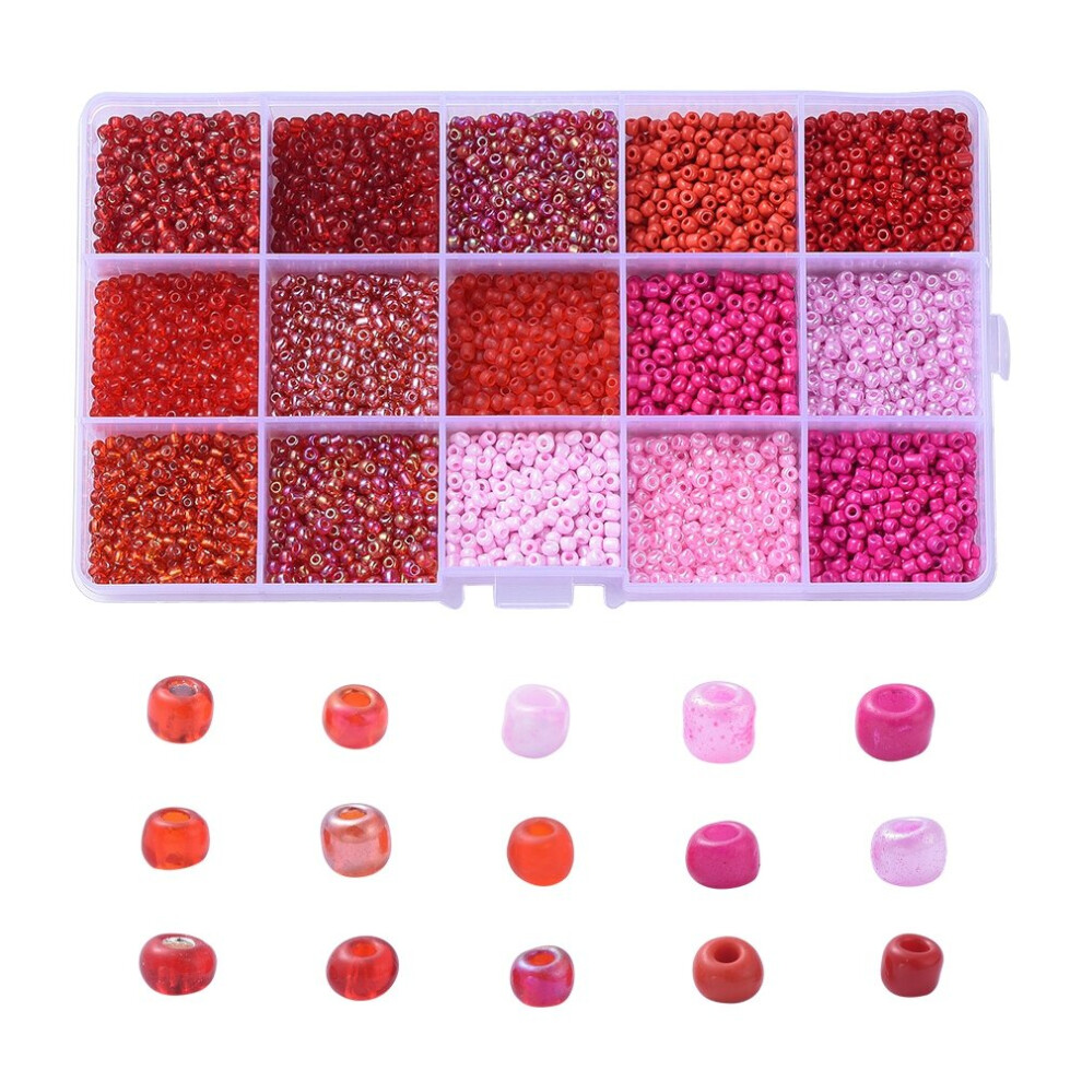 180g Mixed 3mm Glass Seed Beads For Jewelry Making Round Spacer Loose Beads Needlework DIY Necklace Bracelet Accessories-image-OPC-PBRR6GP-NEW