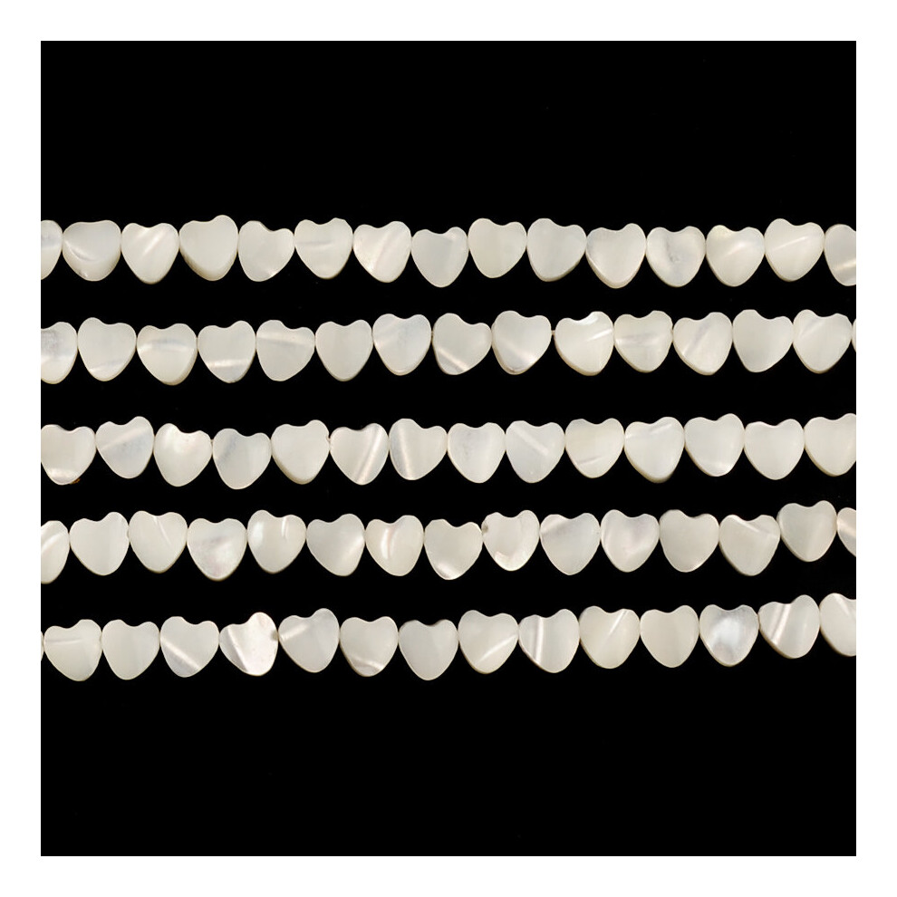 5mm Heart Shape Natural Mother of Pearl Shell Beads For Jewelry Making Loose Stone Beads DIY Ring Necklace-image-OPC-PBRR2F7-NEW