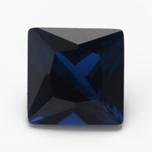 (Nubmer 114 Color White-4x4mm (50pcs) 3mm) 3x3mm~10x10mm 106# 109# 120# 112# 113# 114# Dark Stone Square Princess Cut Synthetic Spinel Gems Stones For Jewelry Making