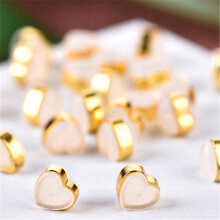 20PCS Jewelry Earrings Stoper Love Heart Shape Ear Jewelry Accessories Studs Earring Stopper Back Hypoallergenic