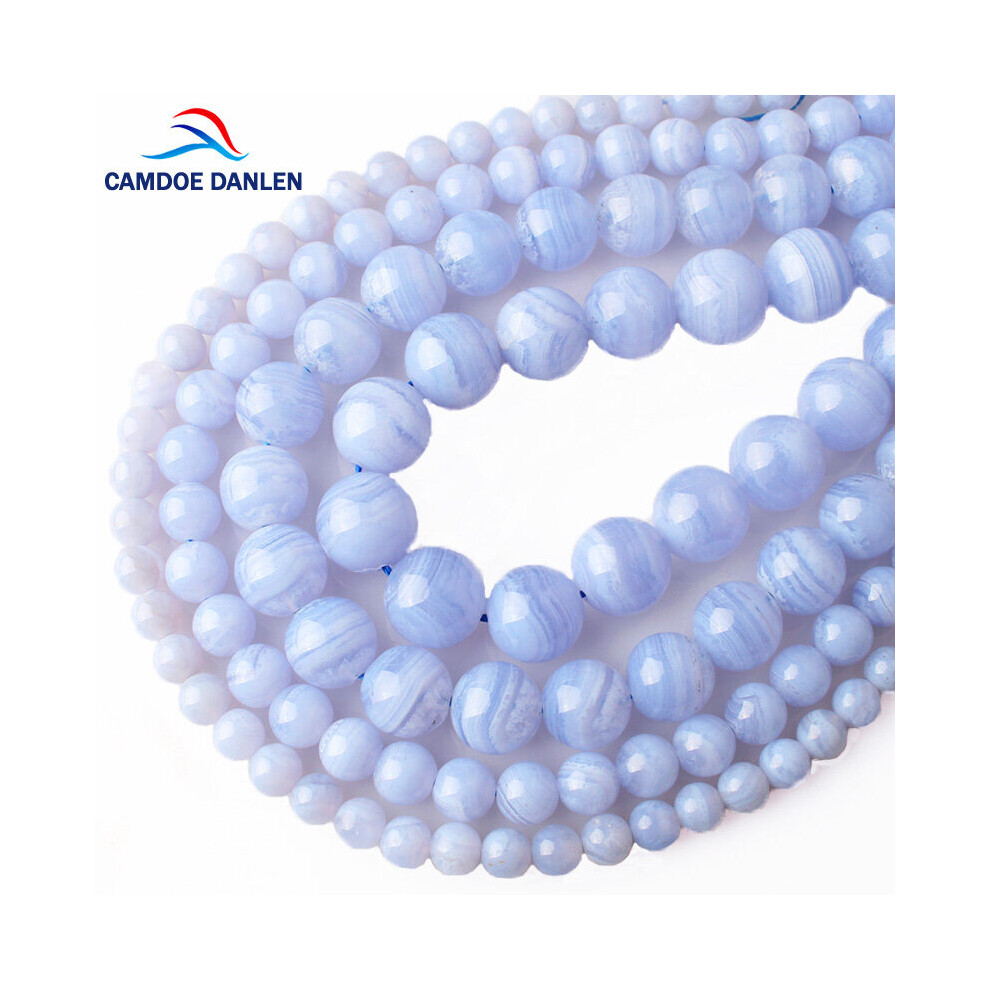 100% Natural Stone Lace Agates Round Loose Beads 4 6 8 10 12 14MM Fit Diy Spacer Beads for Jewelry Making Accessories-image-OPC-PBRR7S5-NEW