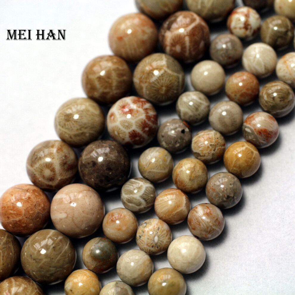 8mm 12mm natural grey Chrysanthemum stone round loose beads for jewelry making stone diy bracelet-image-OPC-PBRR5YC-NEW