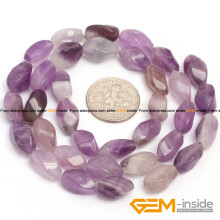 twist Amethysts beads natural stone beads DIY loose beads for bracelet or necklace making strand 15 inches !