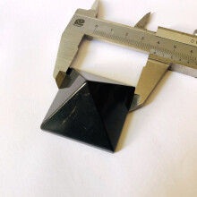 100% Natural Shungite Pyramid Tower 30MM 40MM,Energy Healing Point Stone,Healing Chakra Balancing