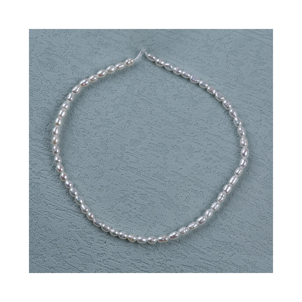 Natural Freshwater Pearl Jewelry 2.5-3mm Rice Shaped Loose Pearl Strand-image-OPC-PBRRD92-NEW