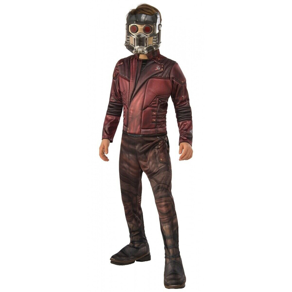 (M 120-135CM) Star-Lord Costume For Kids Halloween Fancy Dress Mask Cosplay Suit