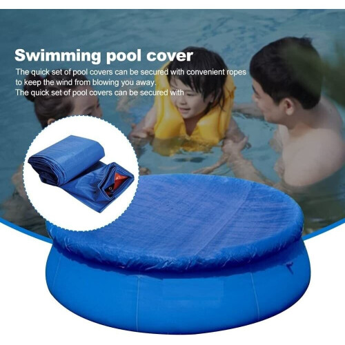 Above Ground Swimming Pool Cover Round Frame Reduce Water Evaporation