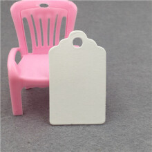 100pcs Paper Hang Tags DIY Blank Wedding Party Favor Note Tag Boxes/Products Packing Labels Tag
