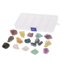 15 Kinds of Rock Quartz Crystal Apatite Opal Tumbled Mineral Stone Reiki
