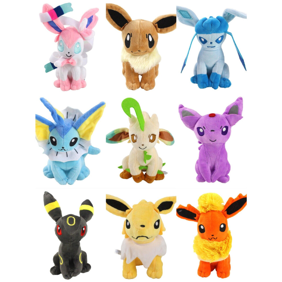 Photos - Other Toys  Pokemon Plush Doll Children kids Stuffed Plush toy(9PCS/One of each)