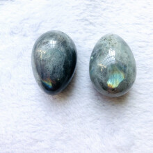 1pcs 100% Natural Labradorite Stone Egg,Healing Gem Stone Egg,Women exercise,36x50mm