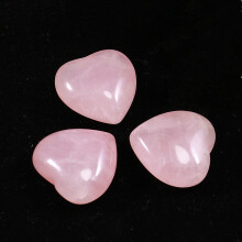 Natural Stone 20mm Heart Rose Quartz Crystal Minerale Gemstone Reiki Home Decoration